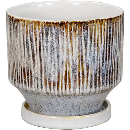 グリーンポット/モンロー クリーム 15.5cm/HO-3516CR【07】[6個] ガーデニング・園芸用品 植木鉢・フラワーポット 陶器・セラミック鉢