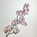 【造花】アスカ/シンビジューム×6 つぼみ×2 ピンクラベンダー/A-35050-3L【01】 造花(アーティフィシャルフラワー) 造花 花材「さ行」 シンビジ...