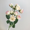 【造花】アスカ/ミニローズ×10 ライトピンク/A-35139-13【01】 造花(アーティフィシャルフラワー) 造花 花材「は行」 バラ