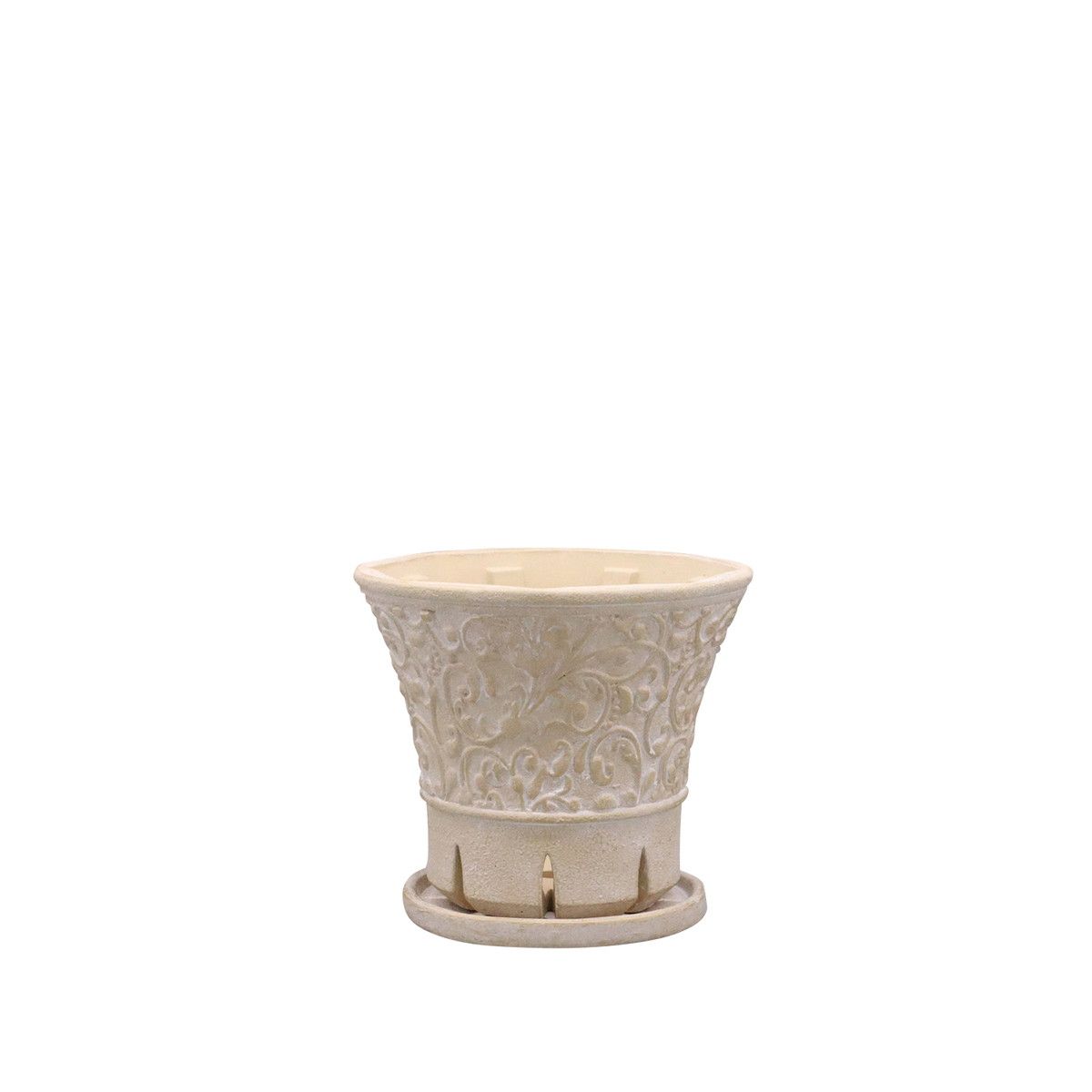 DELLKI/ラナ ポット B-IV /KK06IV【07】[2個] ガーデニング・園芸用品 植木鉢・フラワーポット セメント鉢のサムネイル