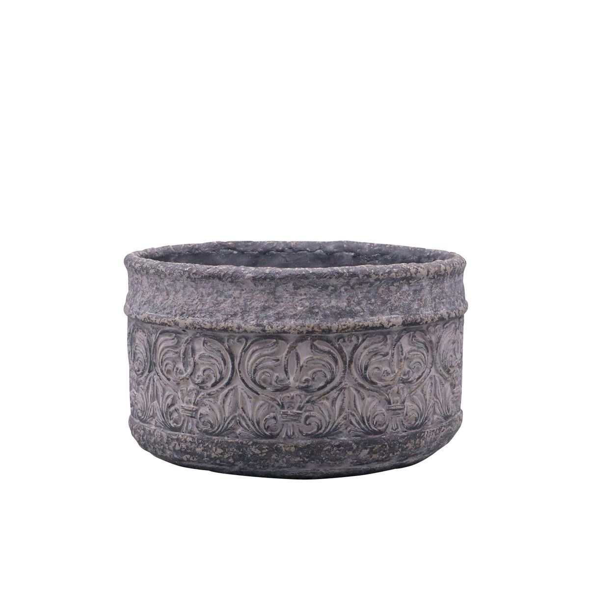 DELLKI/ルーナ ロー L-DG/WE06DG【07】[2個] ガーデニング・園芸用品 植木鉢・フラワーポット セメント鉢のサムネイル