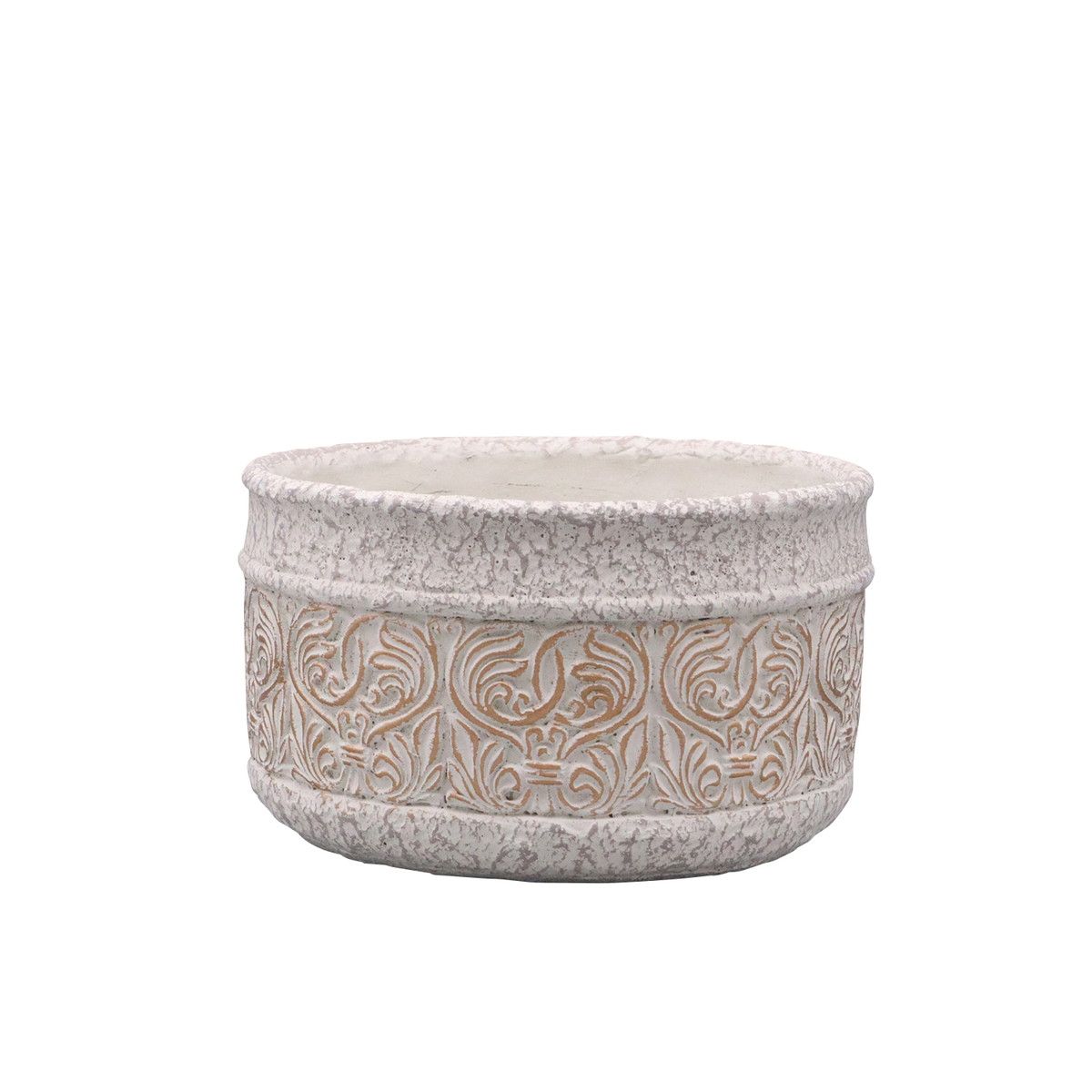 DELLKI/ルーナ ロー L-IV/WE06IV【07】[2個] ガーデニング・園芸用品 植木鉢・フラワーポット セメント鉢のサムネイル