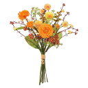 【造花】MAGIQ東京堂/デージーシスルブーケ #9 ORANGE オレンジ/FM007025-009【01】 造花(アーティフィシャルフラワー) 造花 花材「た行」 デージー