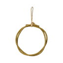 東京堂/クラフトワイヤーリースS BROWN ブラウン/XU000035【01】 花器、リース 花器・花瓶 ブリキ・アイアン