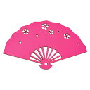 メタリカ扇子プレート #2 PINK ピンク/ZE000885-002【01】 花器、リース 花器・花瓶 ナチュラルベース