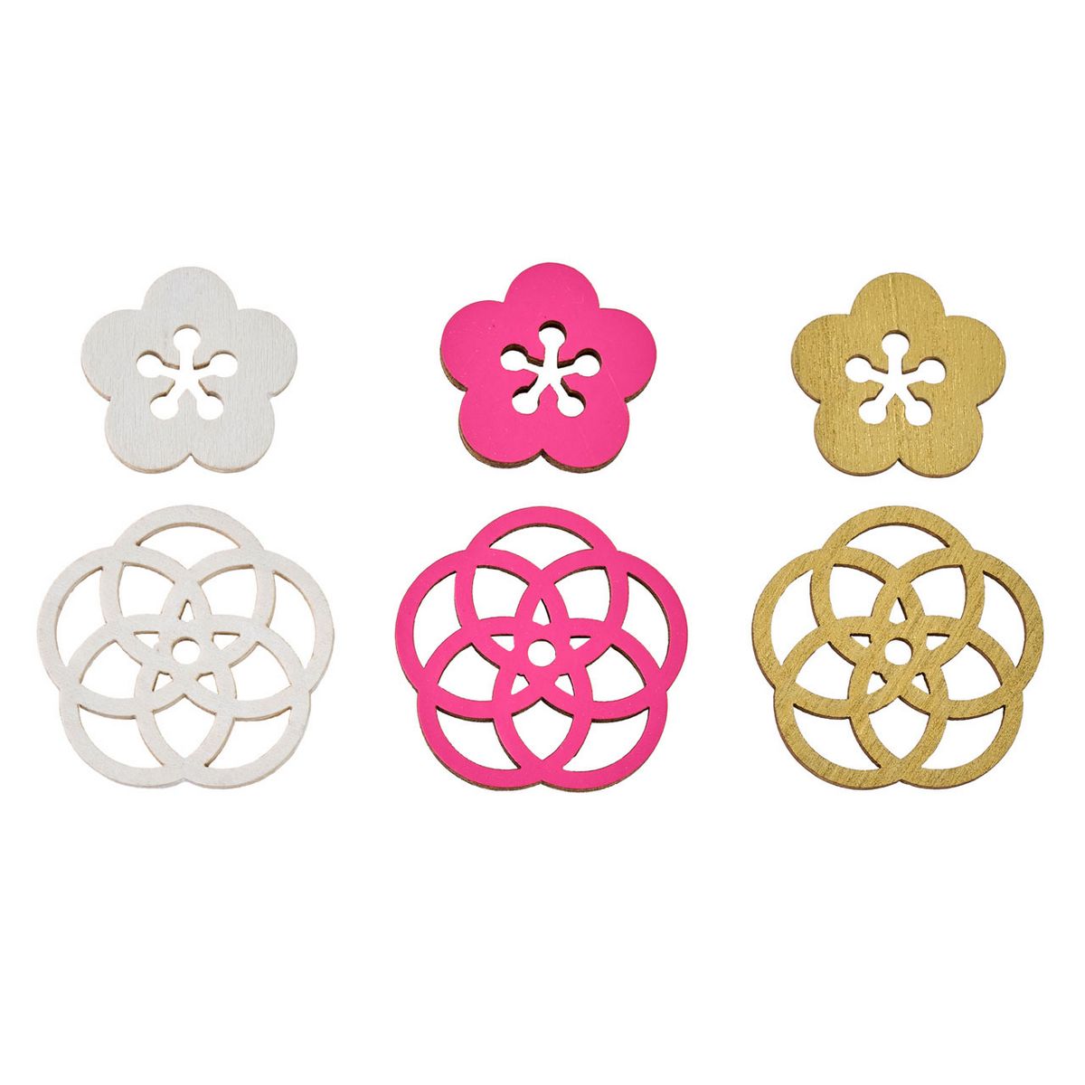 メタリカ梅パーツ #2 PINK ピンク/ZE008745-002【01】 花資材・フローリスト道具 デコレーションパーツ・素材 ウッドパーツ、ラタンボール