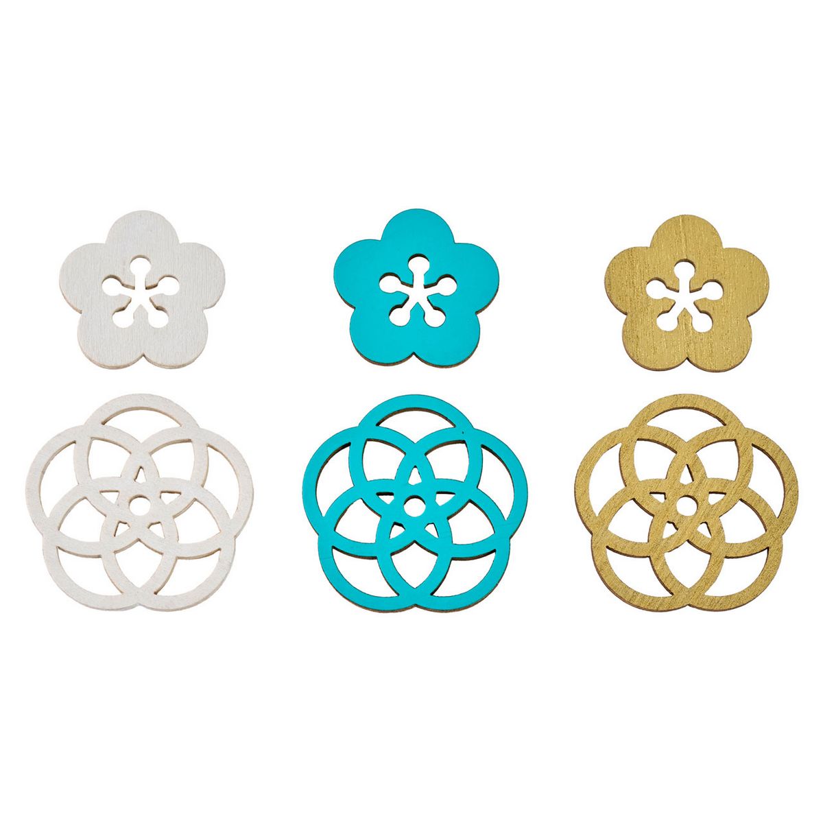 メタリカ梅パーツ #5 TUR.BLUE ターコイズブルー/ZE008745-005【01】 花資材・フローリスト道具 デコレーションパーツ・素材 ウッドパーツ、ラタンボール