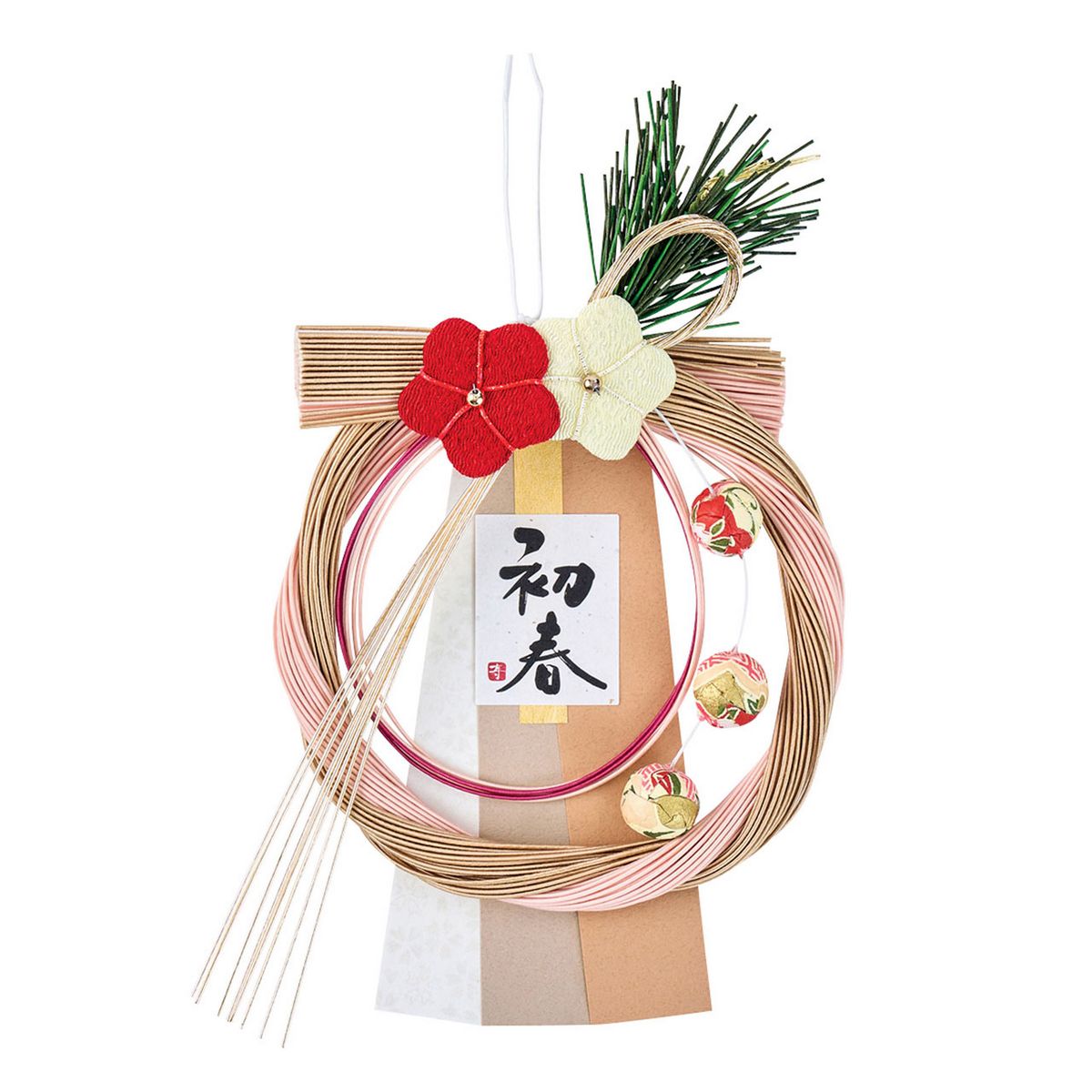 水引小町 #40 花織 カオリ/MP0KOMA1-040【01】 花器、リース しめ縄・正月飾り しめ縄リース完成品