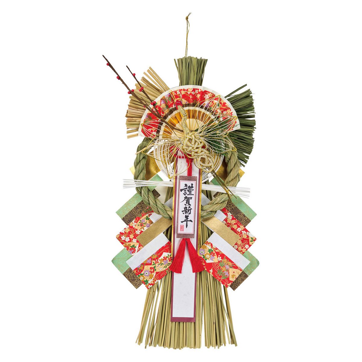 東京堂/越後魚沼飾り 煌/JA070140【01】 花器、リース しめ縄・正月飾り しめ縄リース完成品