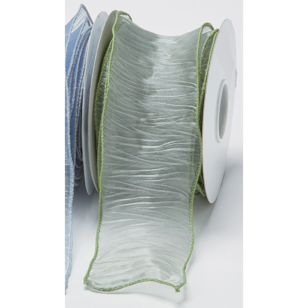 アスカ/オーガンジーリボン セージグリーン/A-16979-53S【01】 リボン オーガンジーリボン プレーンオ..