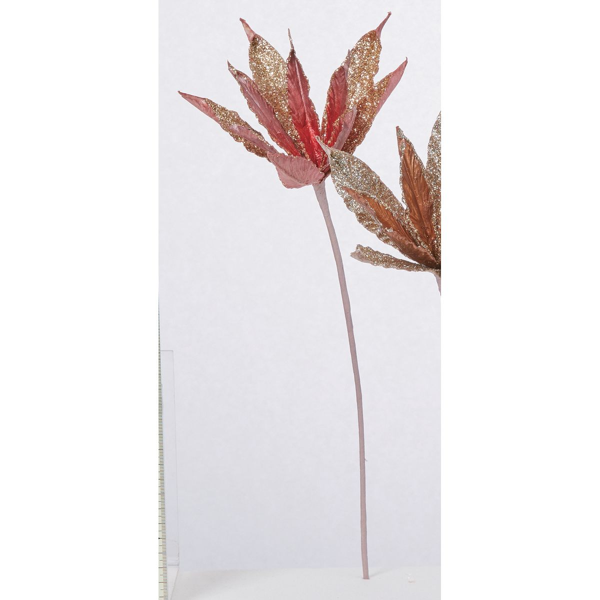 【造花】アスカ/フラワースプレー ローズゴールド/AX60827-5G【01】 造花（アーティフィシャルフラワー） 造花 花材「は行」 その他「は行」造花花材