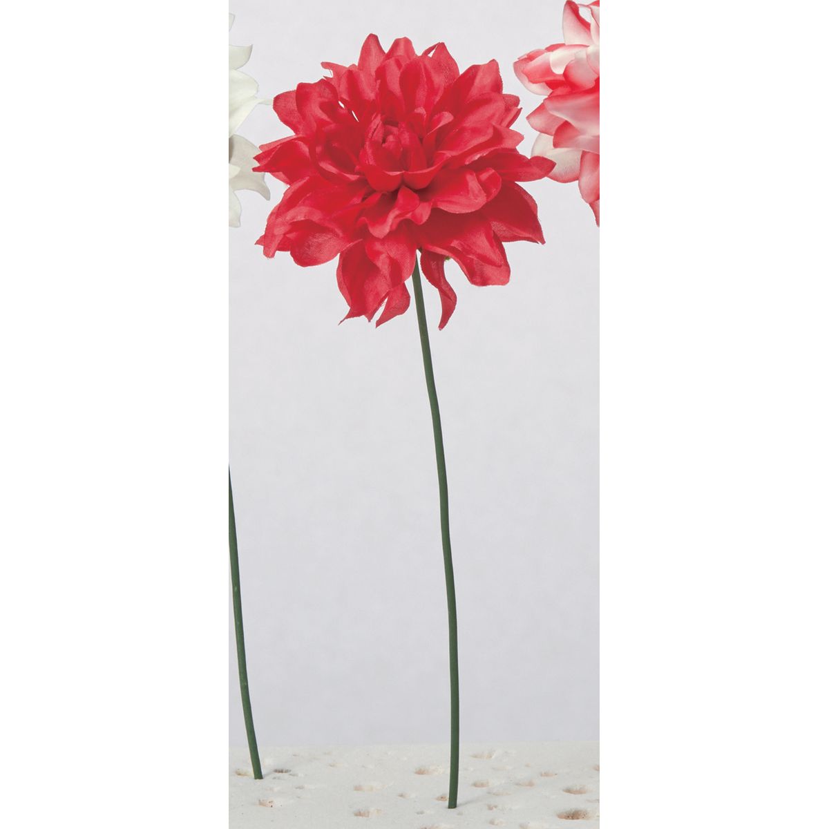 【造花】アスカ/ダリアピック レッド/A-35293-2【01】 造花（アーティフィシャルフラワー） 造花 花材「た行」 ダリア