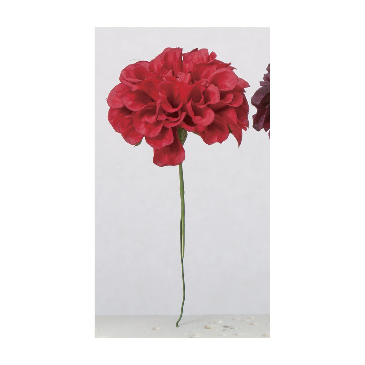 【造花】アスカ/ダリアピック レッド/A-35328-2【01】 造花（アーティフィシャルフラワー） 造花 花材「た行」 ダリア