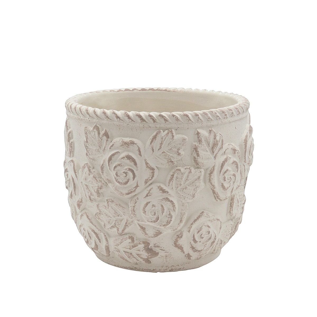 CARNAC/ベルローズベーシックL-IV アイボリー/CQ2514IV【01】 ガーデニング・園芸用品 植木鉢・フラワーポット セメント鉢のサムネイル