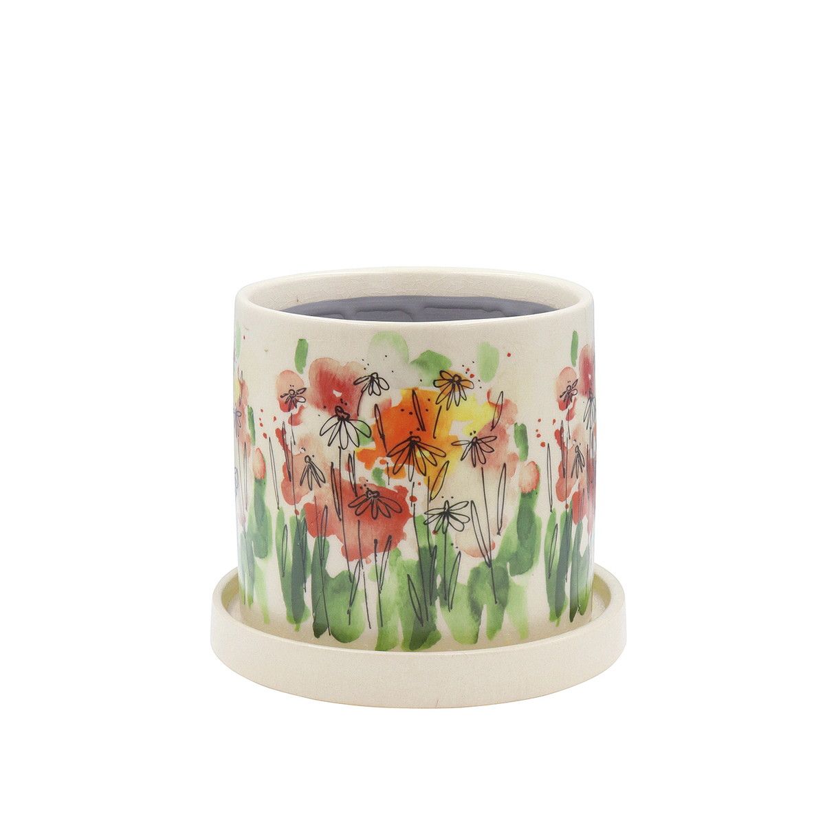 CARNAC/ラーゴムポットA-L/YS04【01】 ガーデニング・園芸用品 植木鉢・フラワーポット 陶器・セラミック鉢のサムネイル