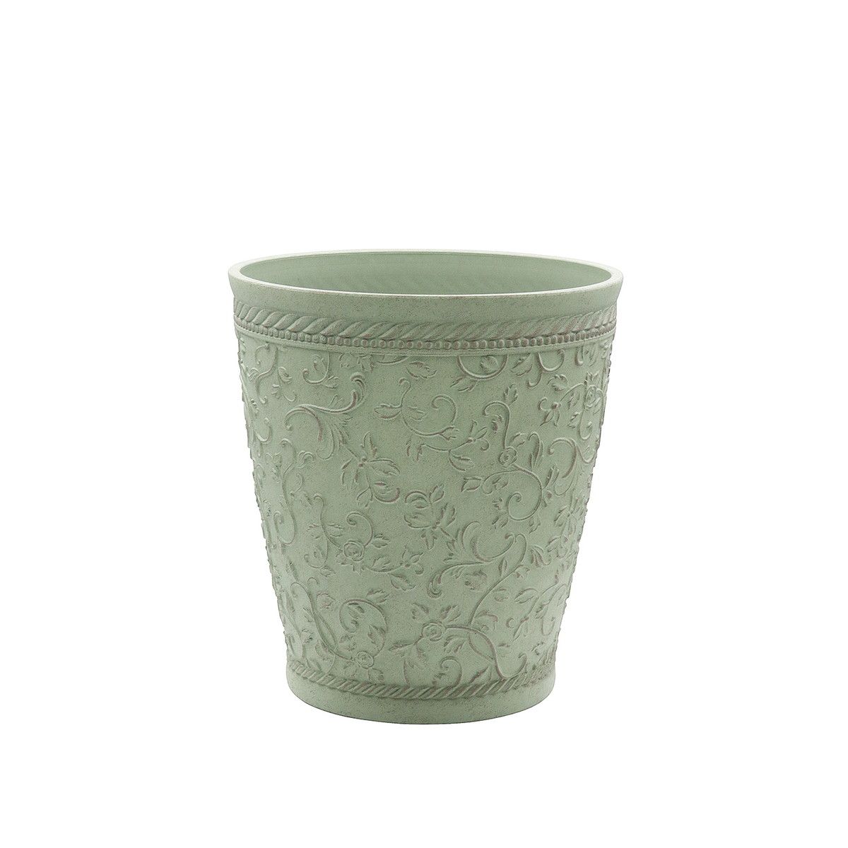 CARNAC/ミニローズロングS-GR グリーン/FC053GR【01】 ガーデニング・園芸用品 植木鉢・フラワーポット 合成樹脂鉢のサムネイル