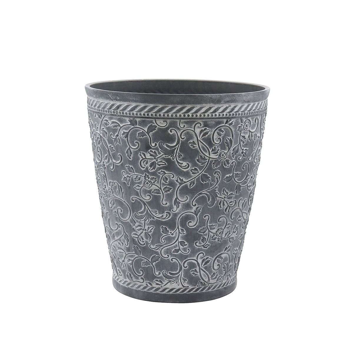 CARNAC/ミニローズロングL-BK ブラック/FC054BK【01】 ガーデニング・園芸用品 植木鉢・フラワーポット 合成樹脂鉢のサムネイル