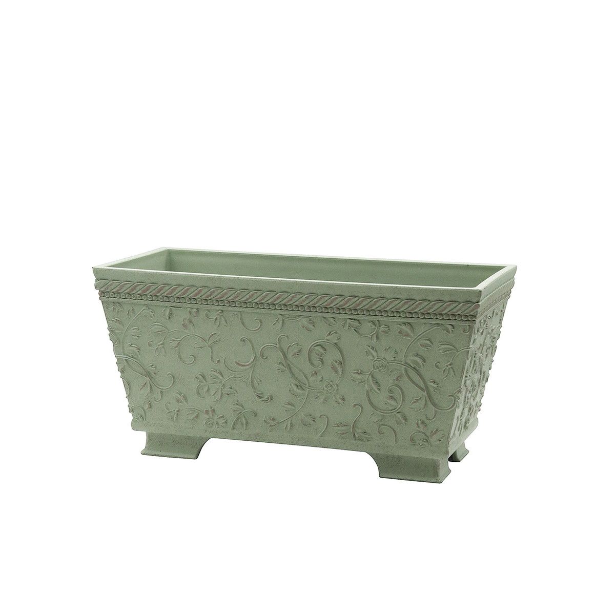 植木鉢 おしゃれ CARNAC/ミニローズプランターS-GR グリーン/FC057GR【01】 ガーデニング・園芸用品 フ..