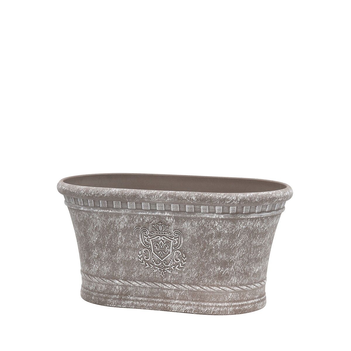 植木鉢 おしゃれ CARNAC/ジャルダンオーバルDB ダークブラウン/FC45DB【01】 ガーデニング・園芸用品 フラワーポット 合成樹脂鉢のサムネイル