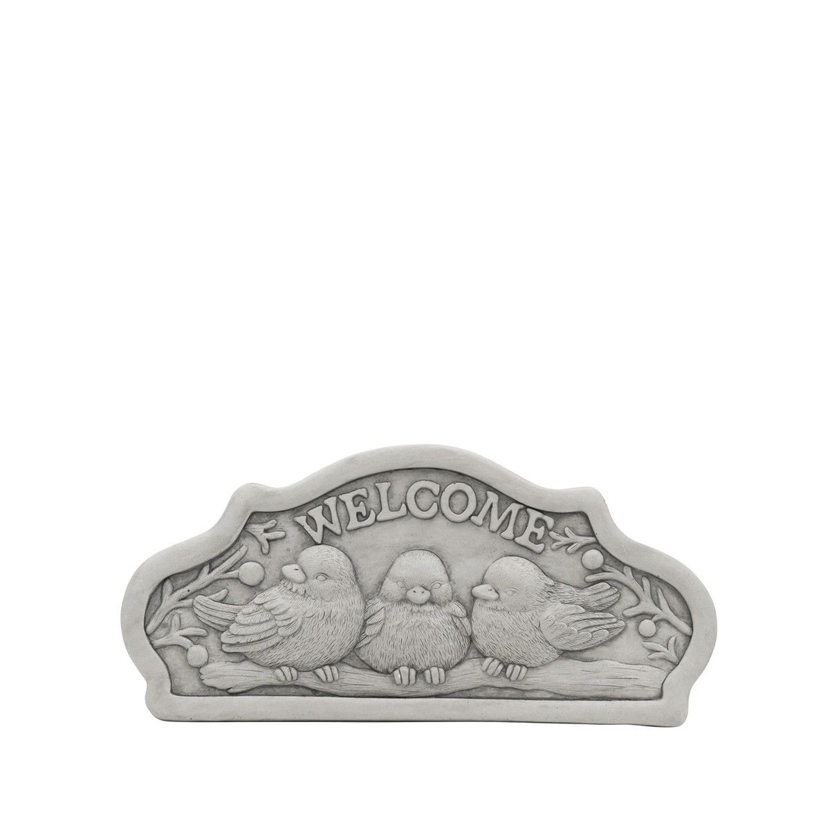 CARNAC/ガーデンプレートBスリーリトルバードGY グレー/GFBPL08GY【01】 ガーデニング・園芸用品 ガーデニング雑貨・オーナメント サイン・プレートのサムネイル