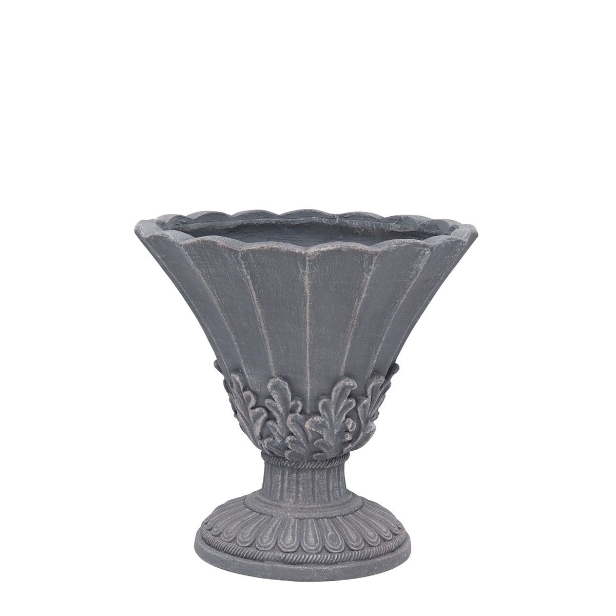 CARNAC/レリーフゴブレットC-BK ブラック/GFB438BK【01】 ガーデニング・園芸用品 植木鉢・フラワーポット グラスファイバー鉢のサムネイル