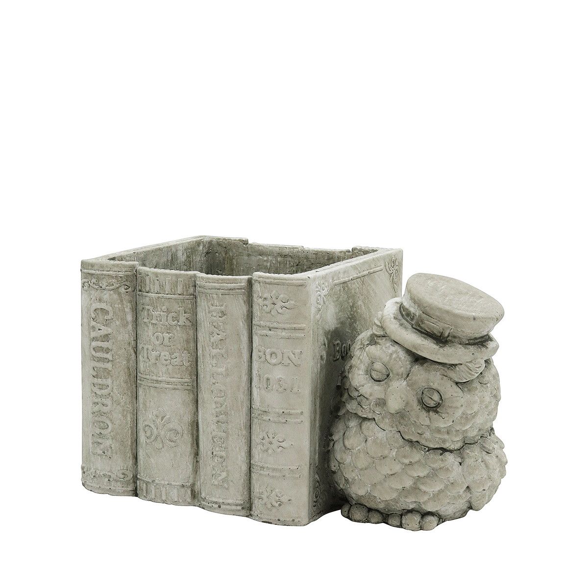 CARNAC/ヴィンテージハロウィンポット25-E-IV アイボリー/GRHW09IV【01】[2個] ガーデニング・園芸用品 植木鉢・フラワーポット セメント鉢のサムネイル