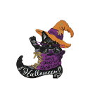 CARNAC/ハロウィンプレート25キャット×ブーツ/HPWP06【01】 ガーデニング・園芸用品 ガーデニング雑貨・オーナメント サイン・プレート