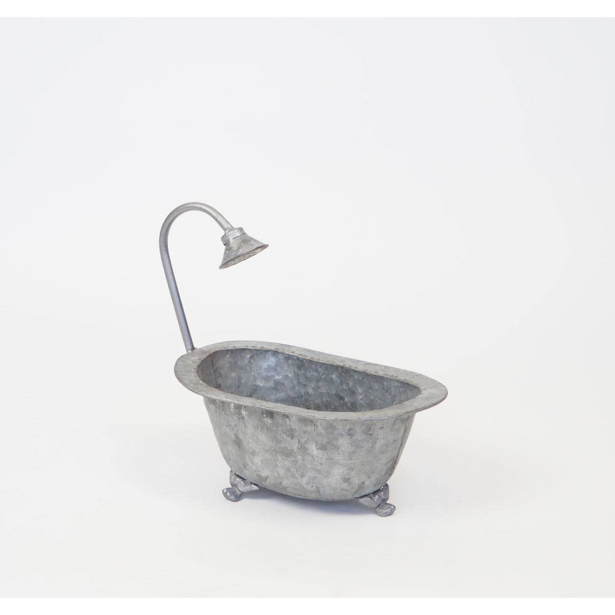 植木鉢 おしゃれ 村田屋産業/ブリキバスタブポットM/4065【07】 ガーデニング・園芸用品 フラワーポット アイアン・ブリキ鉢のサムネイル