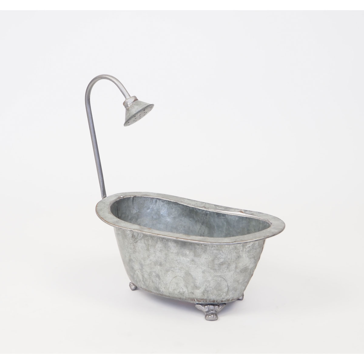 植木鉢 おしゃれ 村田屋産業/ブリキバスタブポットL/4066【07】 ガーデニング・園芸用品 フラワーポット アイアン・ブリキ鉢のサムネイル