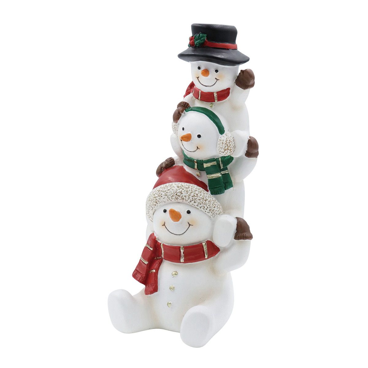 CARNAC/ノエルレジンオーナメント25-Eスノーマン3/WGXM13【01】[4個] ガーデニング・園芸用品 ガーデニング雑貨・オーナメント 置物・オーナメント