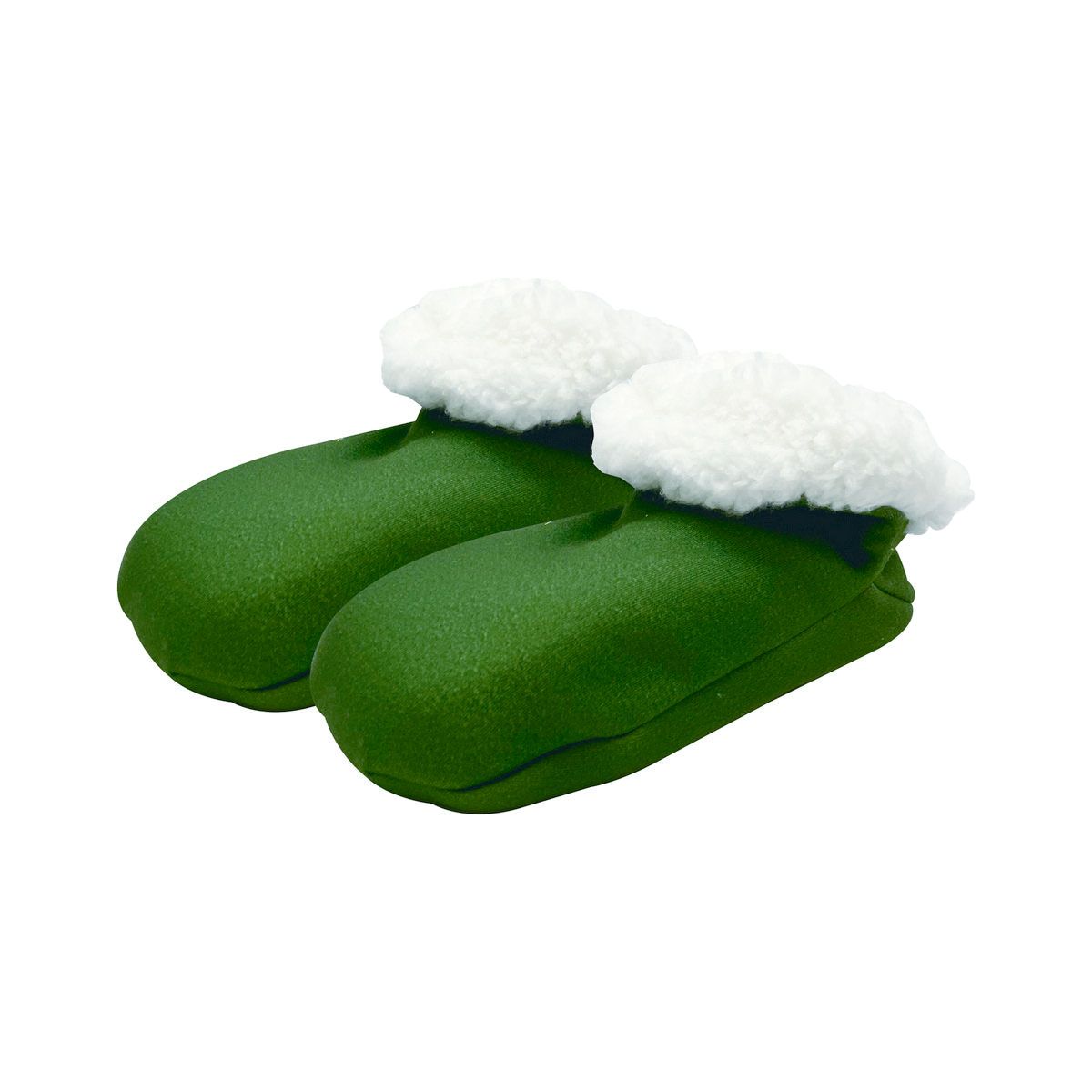 丸和貿易/ぽかぽかダブルボア ルームシューズ グリーン/4009172-5【07】[3足] 店舗ディスプレイ・店内..