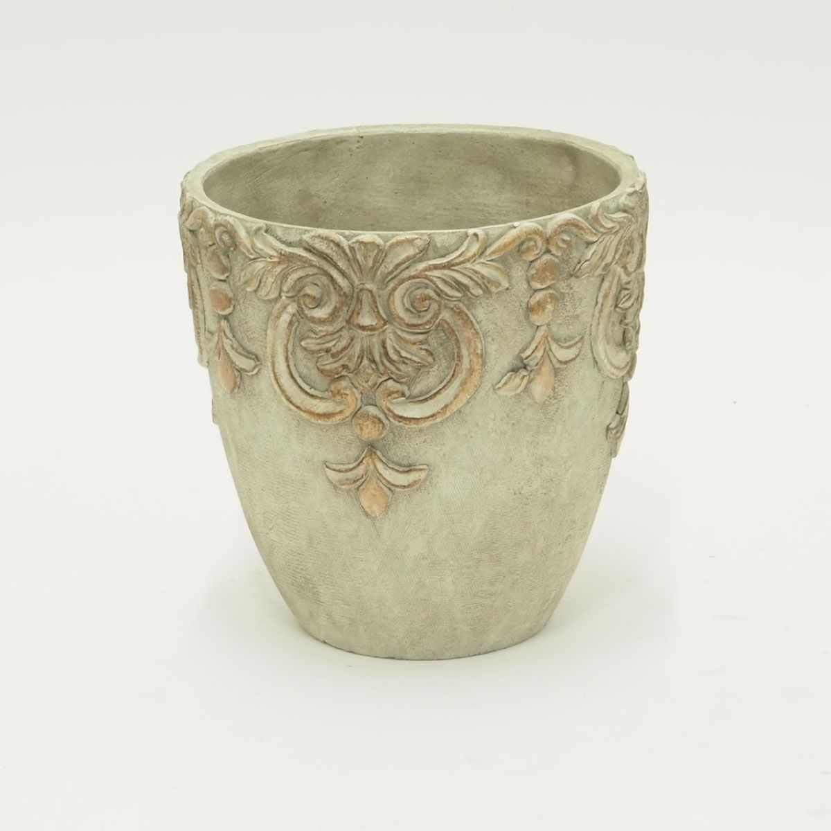 村田屋産業/シュエットポットL/16217【07】 ガーデニング・園芸用品 植木鉢・フラワーポット セメント鉢のサムネイル