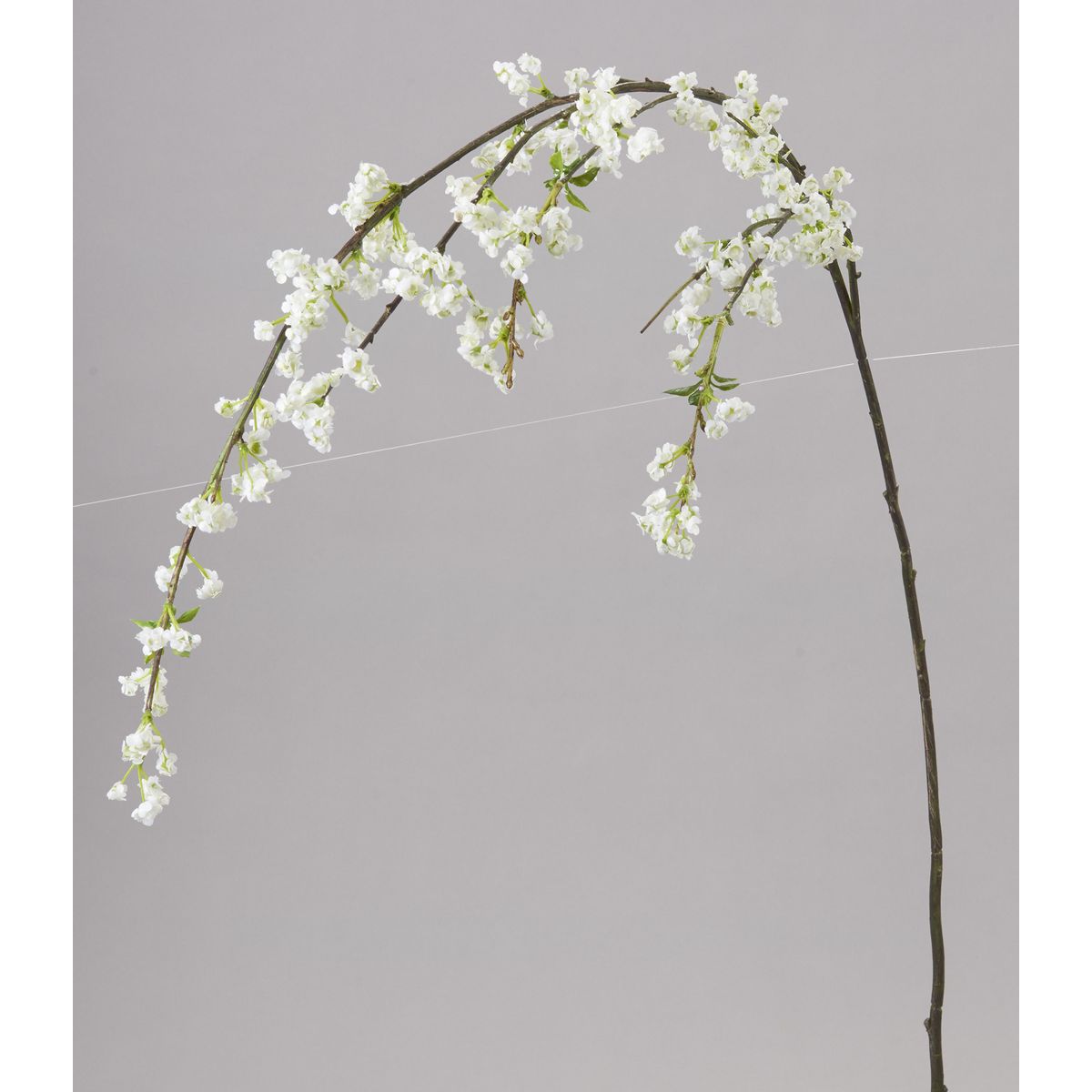 【造花】ビダヤコム/スノーウィロー ホワイト/R1168-001W【01】[6本] 造花（アーティフィシャルフラワー） 造花枝物 ヤナギ