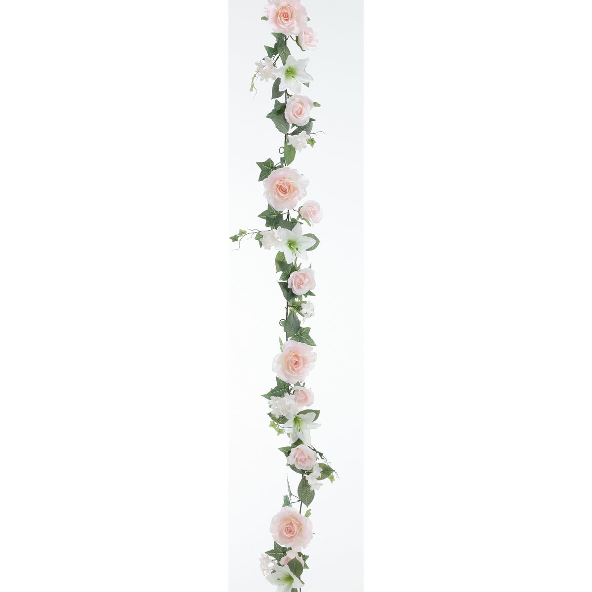 【造花】ビダヤコム/ミックスローズガーランド ピンク/FD5253-002P【01】[6本] 造花（アーティフィシャルフラワー） 造花 花材「は行」 バラ