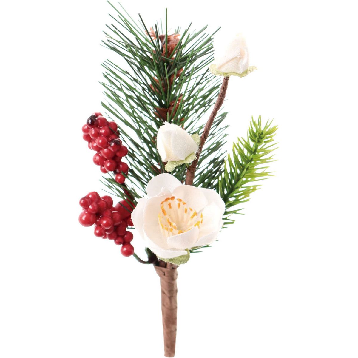 【造花】YDM/梅ミックスピック ホワイト/FS-5489-W【01】 造花（アーティフィシャルフラワー） 造花 花材「あ行」 ウメ（梅）