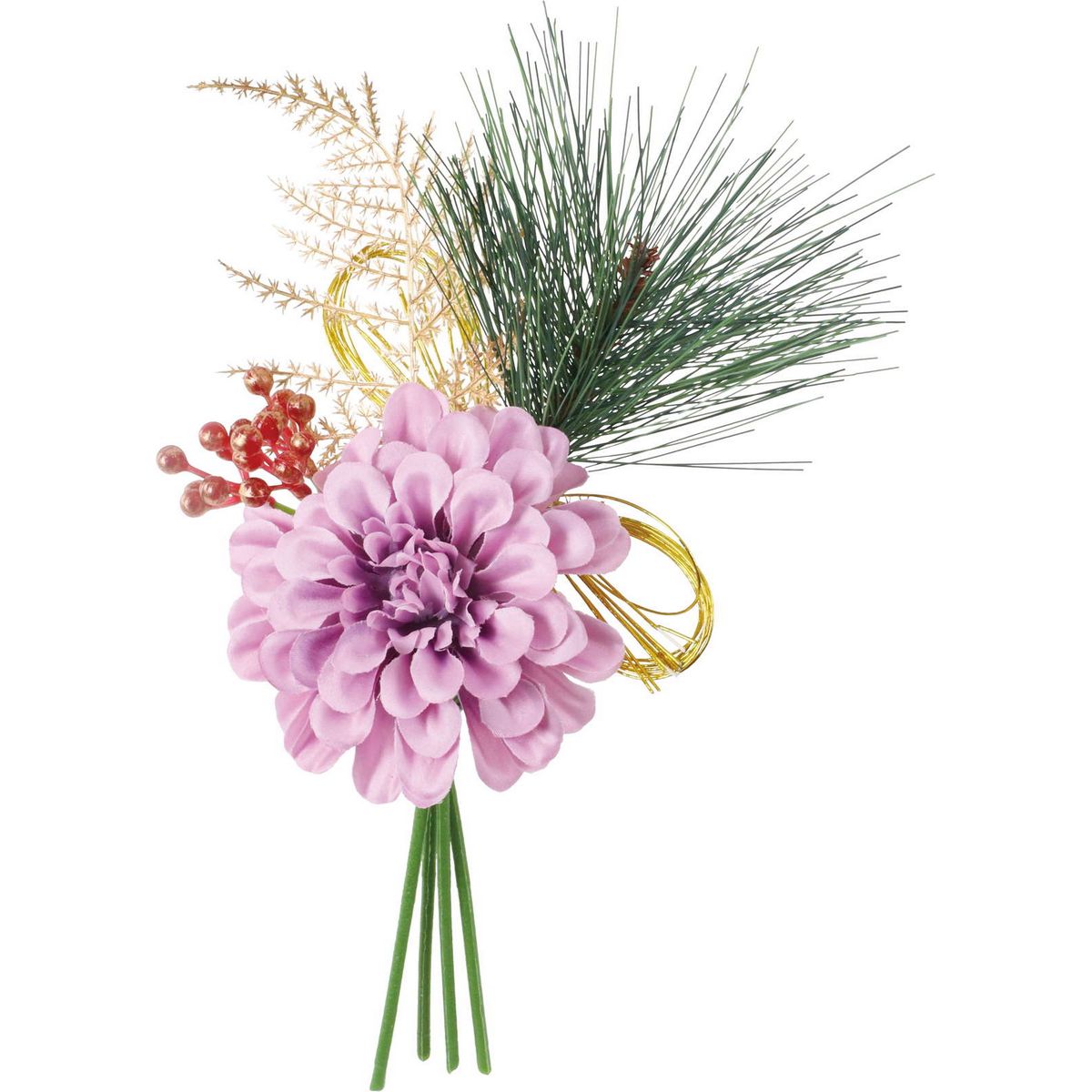 【造花】YDM/ダリアミックスバンチ ラベンダー/FS-5496-LAV【01】 造花（アーティフィシャルフラワー） 造花 花材「た行」 ダリア