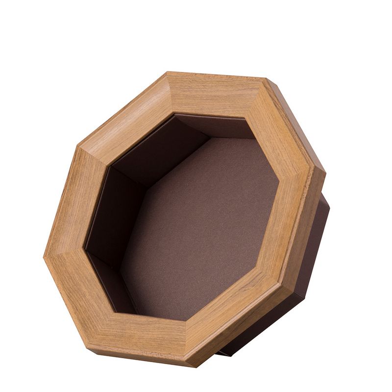 cazaro/フレーム＋紙BOX ロイヤル 八角 ウォールナット/36P005P0407【07】 花器、リース 花器・花瓶 フ..