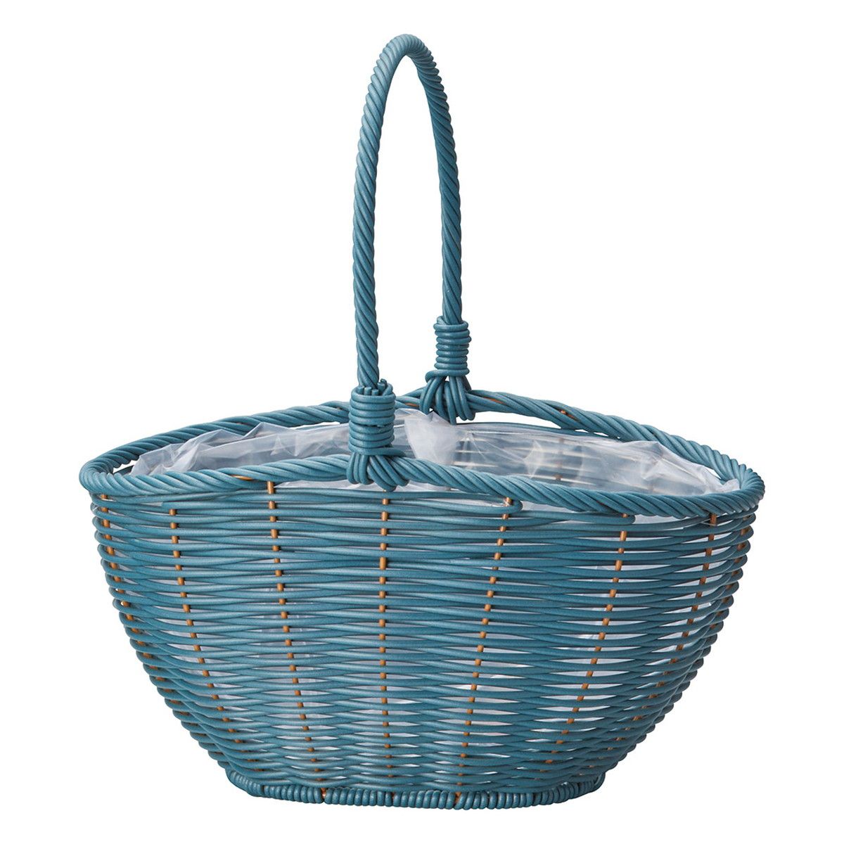 友膳/ガンセトオーバルバスケットABL/KM681【01】 花器、リース 花かご・フラワーバスケット フェイク素材バスケット