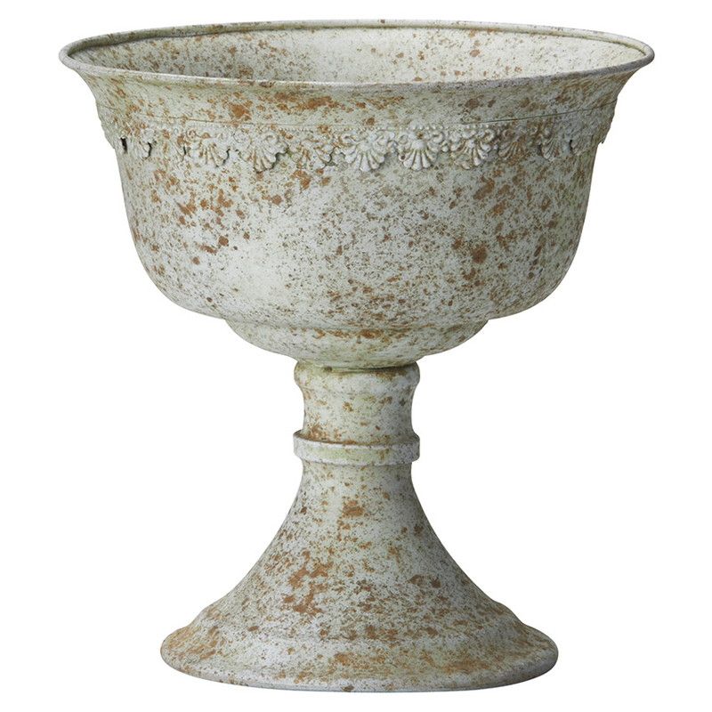 友膳/アンシャンカップGY/UF563【01】 ガーデニング・園芸用品 植木鉢・フラワーポット アイアン・ブリキ鉢のサムネイル