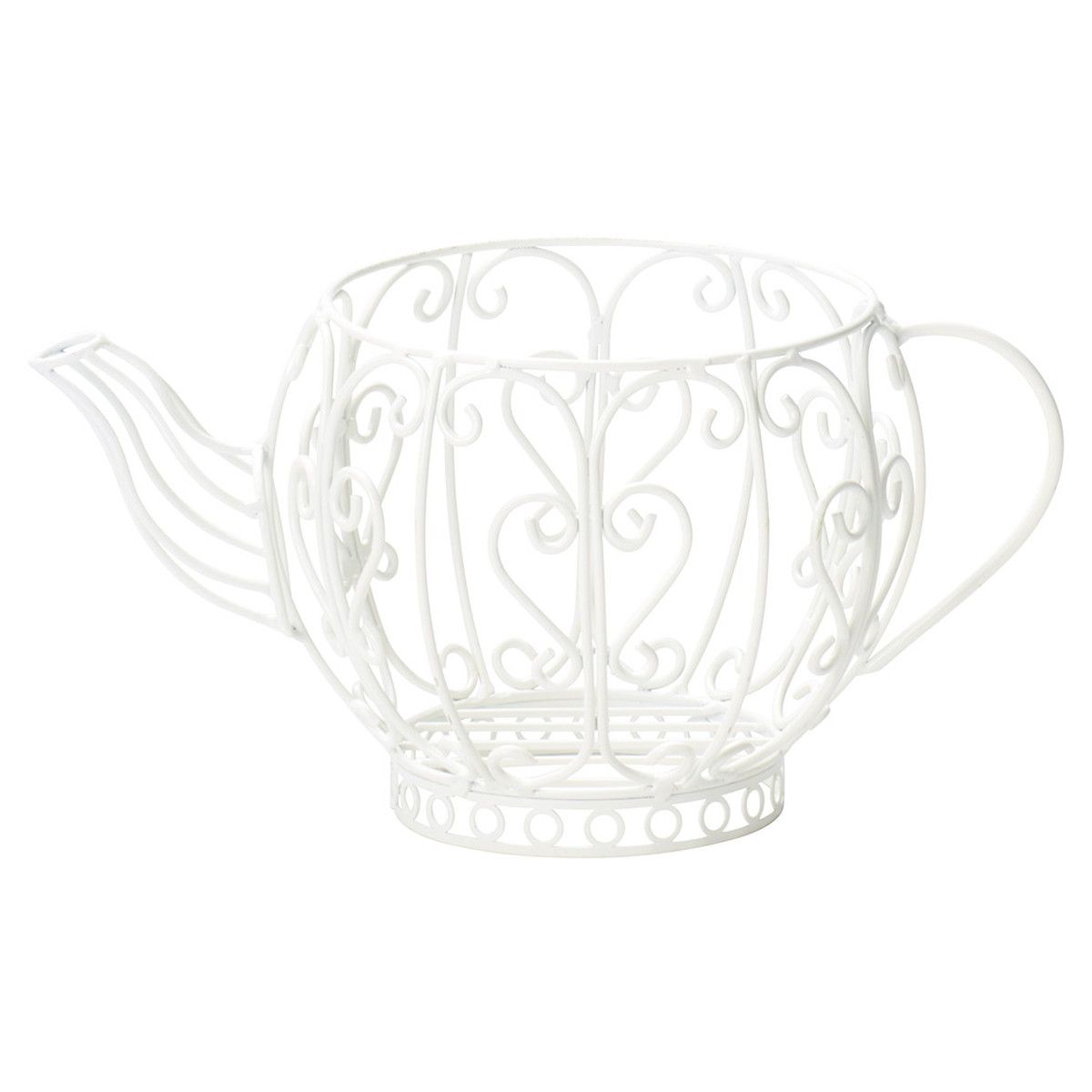 友膳/ティーポットアイアンW/MH1766【01】 花器、リース 花器・花瓶 ワイヤー花器のサムネイル