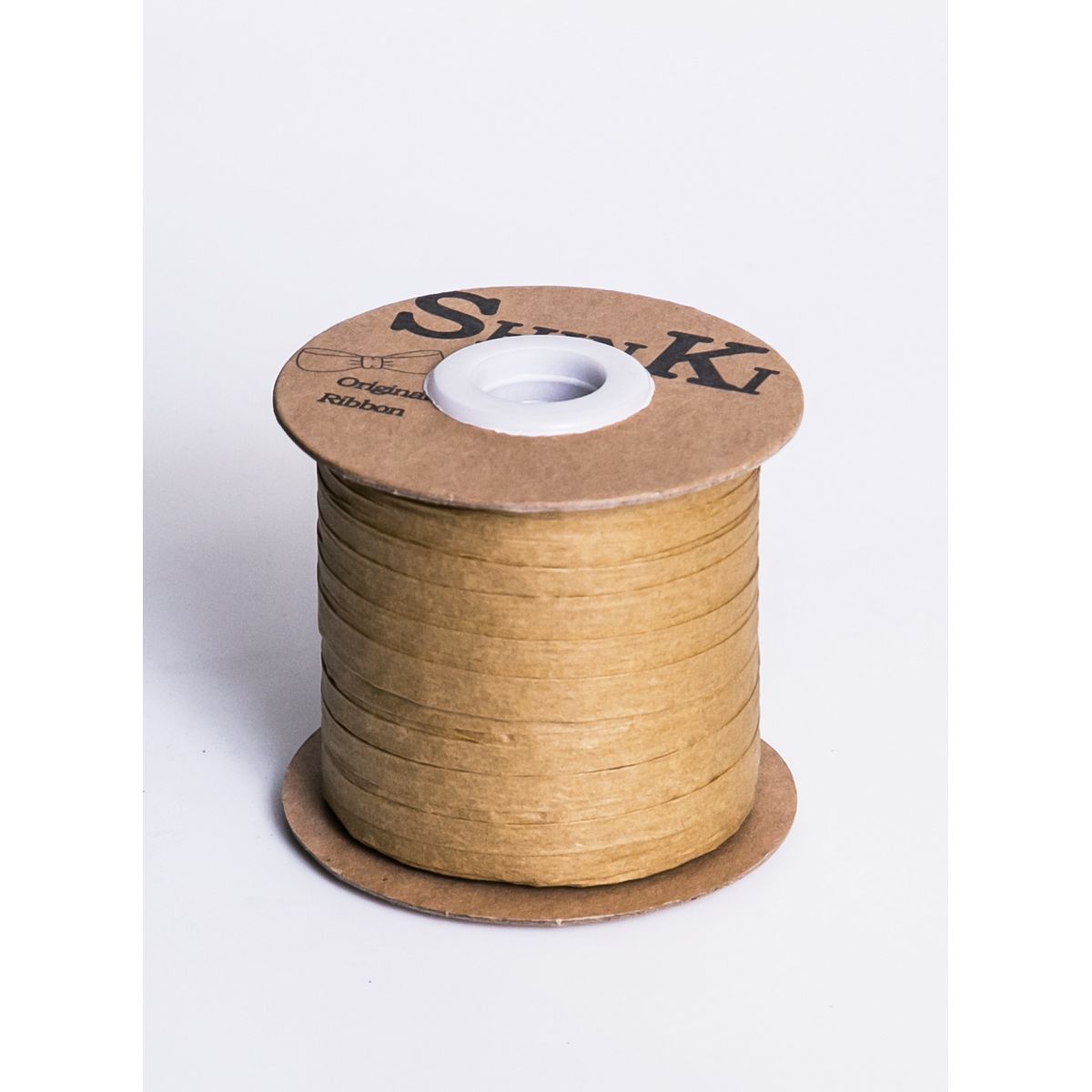 秦貴/ペーパーラフィア Z47-1 カフェオレ【07】 リボン ラフィア