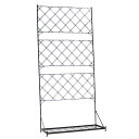 【直送】住まいスタイル/プランター台付フェンス ハイタイプ アーガイル ブラック/IF-FP007BLK【01】 ガーデニング・園芸用品 ガーデンファニチャー・...