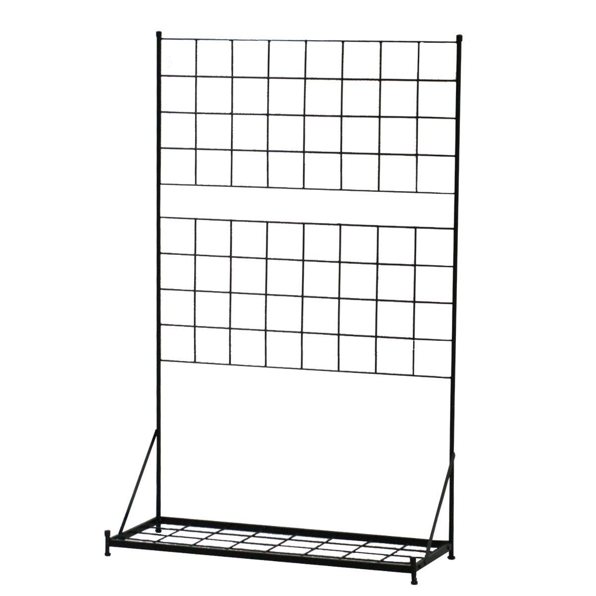 【直送】住まいスタイル/プランター台付フェンス(ロータイプ)「グラフ」 ブラック/IF-GR018-BLK【01】 ガーデニング・園芸用品 ガーデンファニチャー・家具 ラティス・フェンス