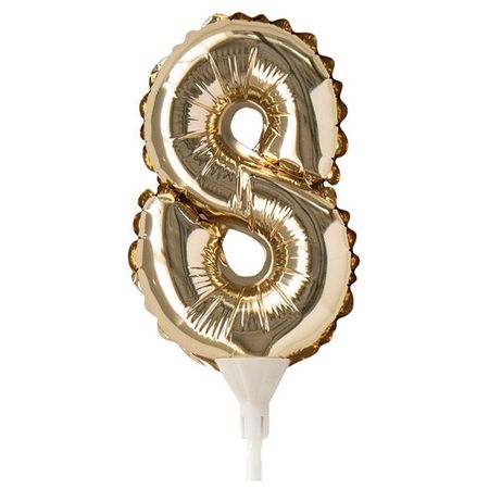 HEADS/ナンバーバルーンフラワーピックM-8 10本/BLB-FPM8【01】 花資材・フローリスト道具 デコレーシ..