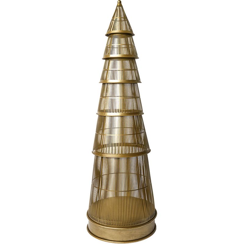 ホワイエ/BGメタルレイヤーツリーゴールドφ38xH120/3500068【07】 店舗ディスプレイ・店内装飾 クリスマスディスプレイ 置物・オブジェ