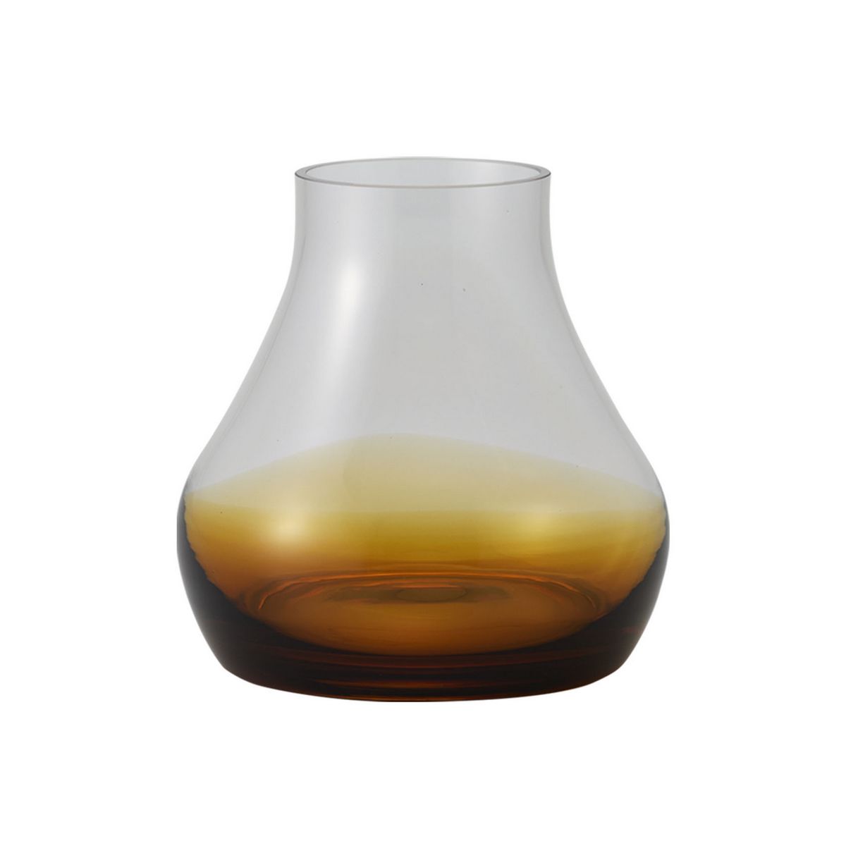 クレイ/mazzo 18φ18H CLEAR AMBER/777-739-020 花器、リース 花器・花瓶 ガラス花器フラワーべース 資材 可愛い おしゃれ 春 夏 イースター クリスマス ハロウィン 成人式 バラの日