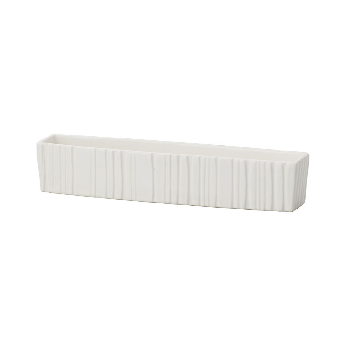 クレイ/Vertical rectangle31L7W6H WHITE/171-054-100 花器、リース 花器・花瓶 陶器花器フラワーべース 資材 可愛い おしゃれ お供え お月見 お正月 イースター クリスマス ハロウィン 成人式 雛祭り さくらの日