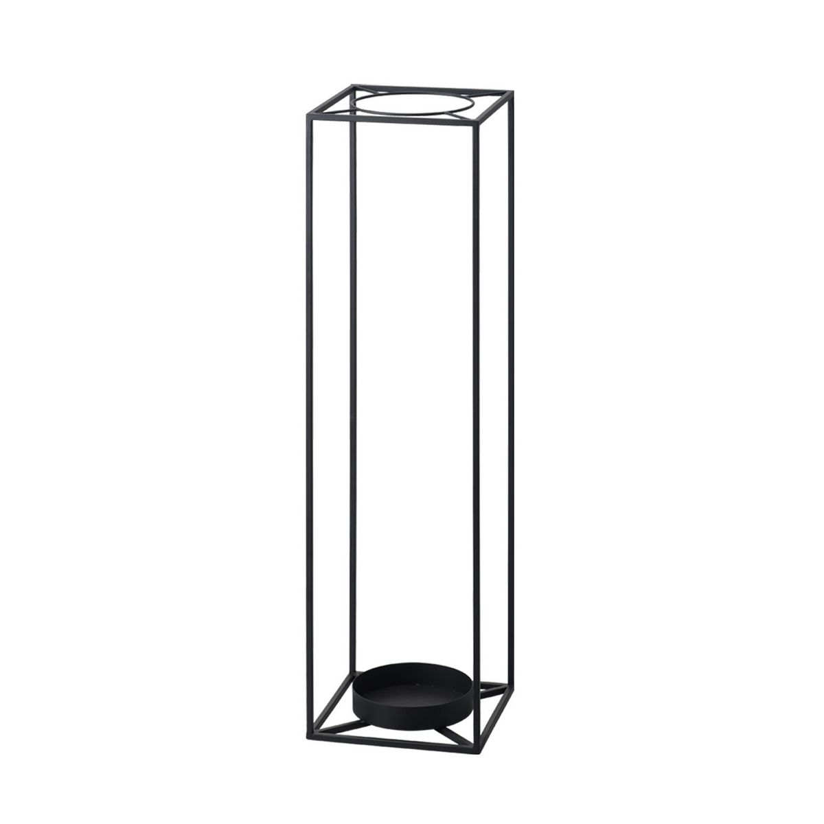 【サイズ】外寸：約23Lx約23Wx約80Hcm【ブランド】クレイ［その他サイズ］［重量］［入数］［材質］鉄 / 焼付塗装［規格］［特徴］縦長のシリンダーをサポートしながら、空間をスタイリッシュに演出するアイアン製スタンドです。床置きで使用する際は枝モノや投げ入れアレンジにも最適で、高さのあるアレンジを安定して設置できます。モダンでインダストリアルな印象を与えるシンプルなデザインが特徴です。クレイの透明シリンダー（ガラス、ポリカーボネートなど）と組み合わせて使用でき、転倒防止と美しいディスプレイを両立します。［使用方法］［注意事項］【はなどんやお取り扱い商品について】■はなどんや掲載商品には、在庫品とメーカーお取寄商品がございます。掲載納期をご参考にされて下さい。即日発送の納期が記載されている商品でも、当店在庫が欠品となった場合には、お取り寄せにてご手配を進めさせていただきます。※コンビニ支払い・銀行振込等、前払い決済でのご注文については即日発送の対象外となります。■他店舗でも販売をしているため、また、メーカーの実在庫欠品等によりご注文後にご用意ができなくなる場合がございます。その場合にはメールにてご案内をさせて頂きます。■分納は承っておりません。一番遅い納期の商品に合わせて発送となります。/【VAR：28907】date20250125花器、リース フラワースタンド 大型・花スタンド花スタンド おしゃれ/【クレイ】