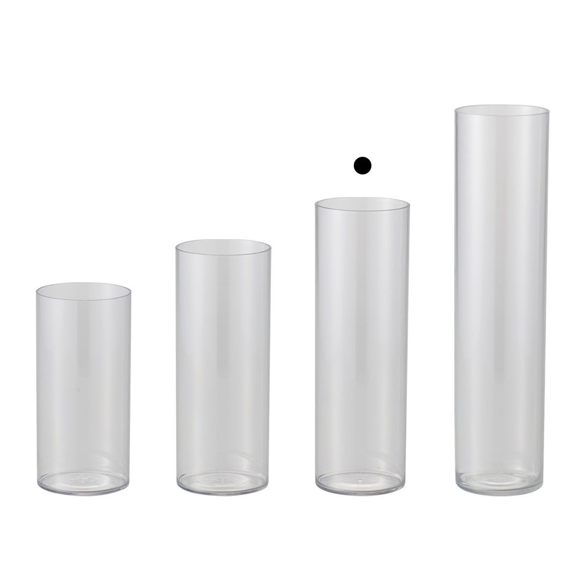クレイ/PET Cylinder10φ30H CLEAR/866-104-000【01】 花器、リース 花器・花瓶 プ...