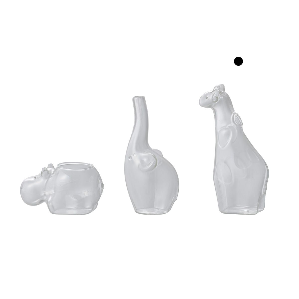 クレイ/Animals giraffe_9.5L5.5W17H CLEAR/777-333-000【01】 花器、リース 花器・花瓶 一輪挿し・小さい花瓶フラワーべース 資材 可愛い おしゃれ 夏 クリスマス - 2